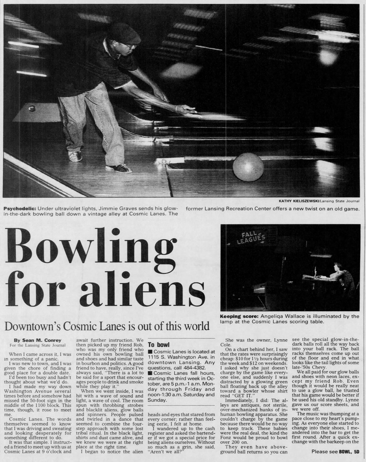 Lansing Recreation Center - Sept 1998 Cosmic Lanes (newer photo)
